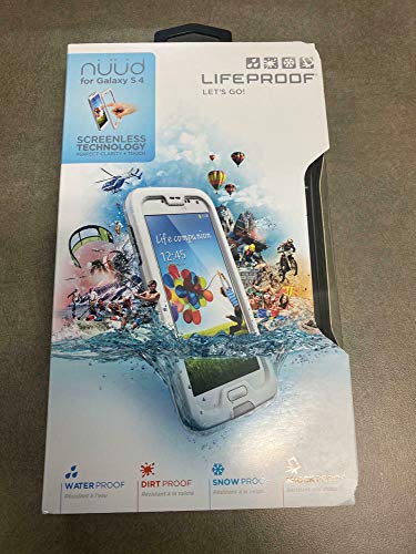 LifeProof NÜÜD Samsung Galaxy S4 Waterproof Case - Retail Packaging - WHITE/GREY