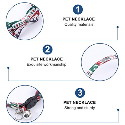POPETPOP Natal Pet Gravata Borboleta Floco de Neve Ãrvore CÃ£o Fivela Coleira AjustÃ¡vel Natal Cat C