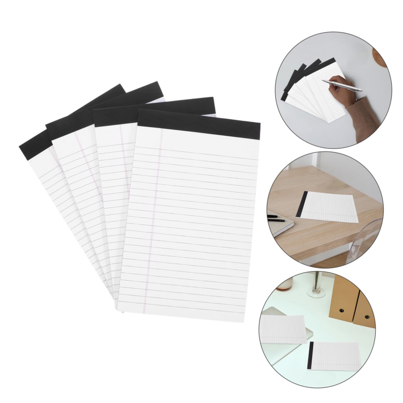 Sewroro A5-notizblock Liniert, 8 Stück, Weißes Papier, Notizbücher