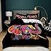 AILONEN Elephant Duvet Cover Set,Elephant Bedding Set King Size,Elephant Pattern Printed Comforter Cover for Kids,1 Quilt Cover 2 Pillowcases 3 Piece