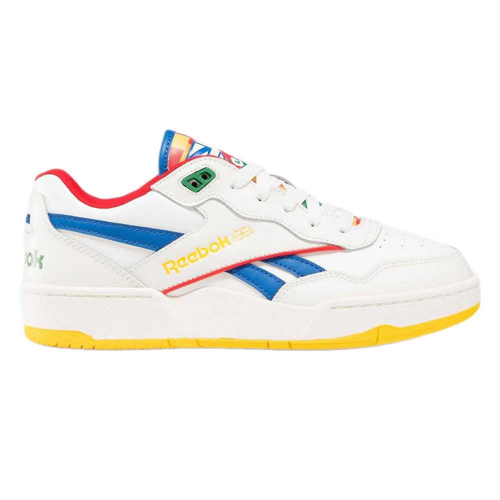 Reebok Unisex Junior BB 4000 II Chalk/VECBLU/VECRED 4.5
