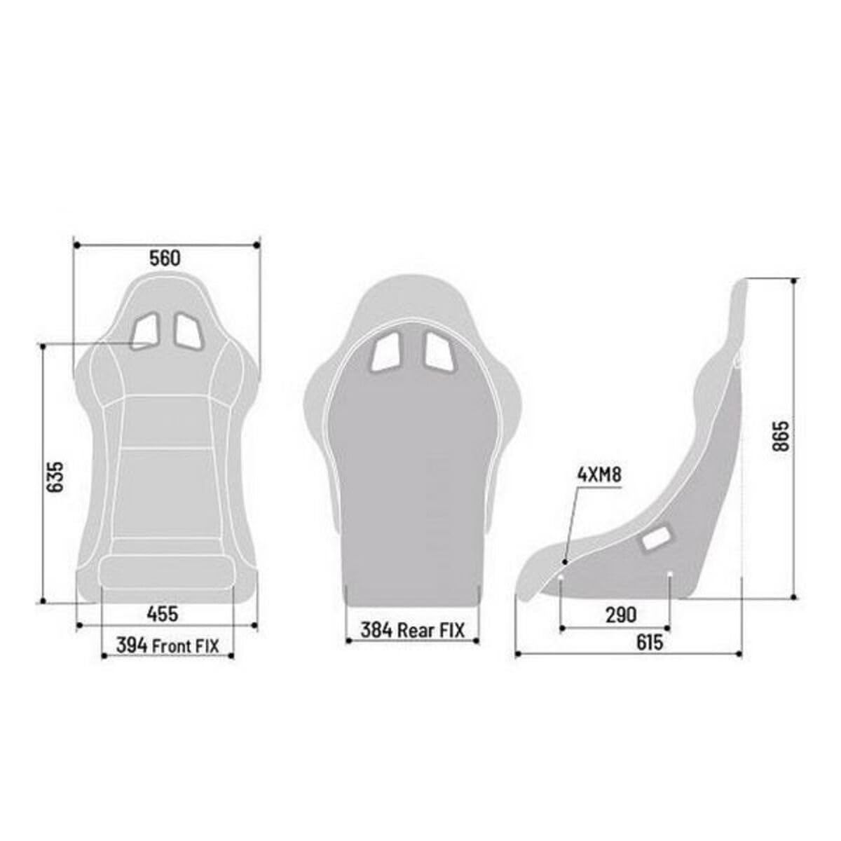 Sparco 008014RNR ASIENTO REV QRT