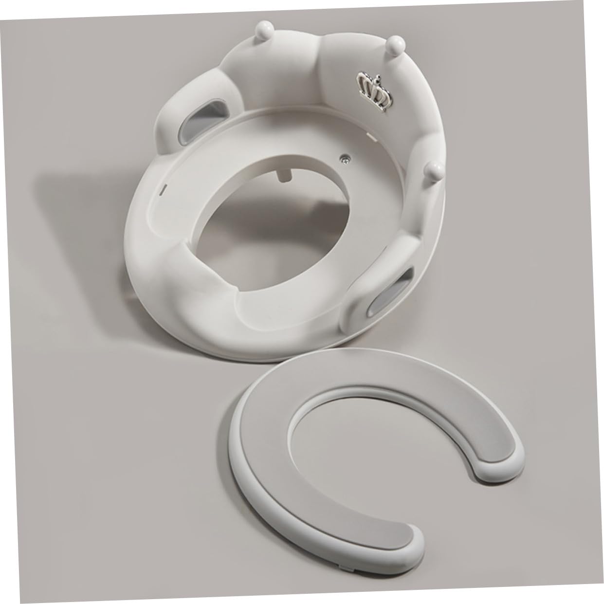 Pp Cojín para Niñas Niños Cómodo y Asiento Inodoro en Tapa Desmontable, Material para Entrenamiento Casa y Uso
