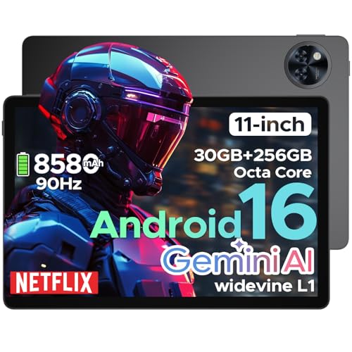 DOOGEE U11 Pro Android 16 Tablet, 11 inch Tablet with Gemini