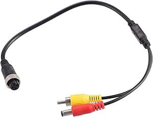 15M Cinch RCA Phono Verlängerung Kable für Einparkhilfe Rückfahrkamera LKW Monitor Kamera CCTV