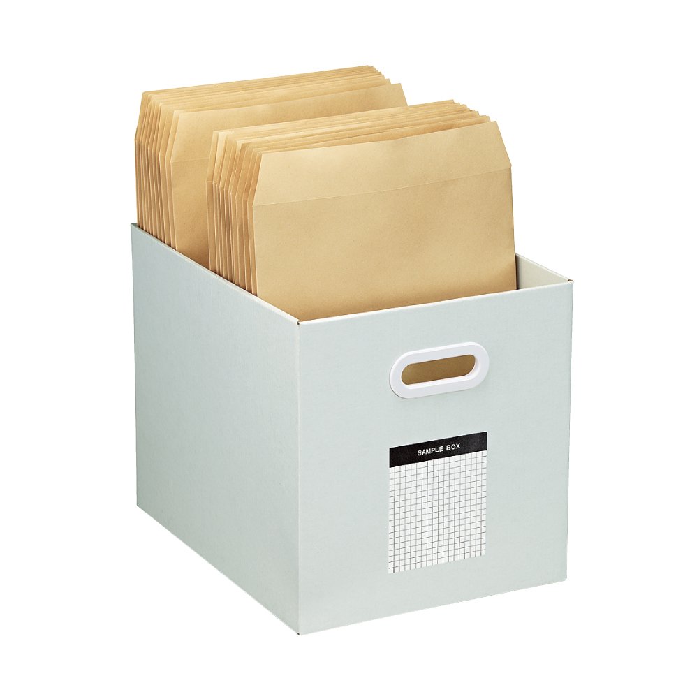 Amazon | コクヨ サンプルボックス ワイド A4 グレー A4-WFD-M