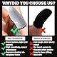 4Stück Gaming Finger Sleeve,Finger Sleeves,Fingersleeves Gaming,Pubg Finger,Finger Sleeves Brawl Stars,Atmungsaktive Gaming-Fingerhüllen, Schweißfeste Gaming-Daumenhülle,Fur Jedes Spiel Und Mobilgerät