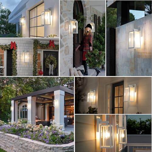 Image of MAXvolador Outdoor Wall Light Fixture, Exterior Waterproof Wall Lantern