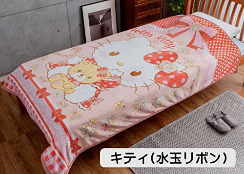 ハローキティ 毛布 カオハナ HELLOKitty サンリオ サンリオ ハローキティ ブランケット（ボタン付き） ひざ掛け