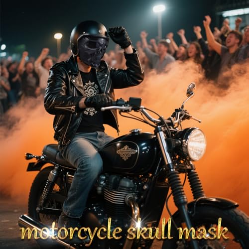 Image of Motorcycle Face Mask Full Face,Dirt Bike Goggles Motocross, ATV, Offroad, Riding Racing Goggles for Men Women