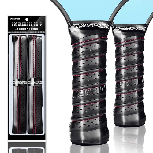 CHAMPKEY Premium Pickleball Paddle Grip Tape 2 Pack - Ergonomic