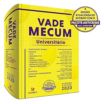 Capa do livro VADE MECUM UNIVERSITÁRIO