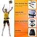 TAEYONK Volleyball Training Equipment, Volleyball Hitting Trainer, Serve, Pass, Set and Spike Like a Pro with Adjustable Stretch Belt, Ball Pouch and Setting Straps, Volleyball Gifts for Everyone