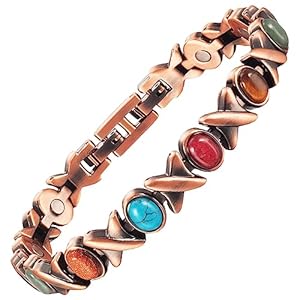 YINOX Magnetisches Kupferarmband mit Türkis