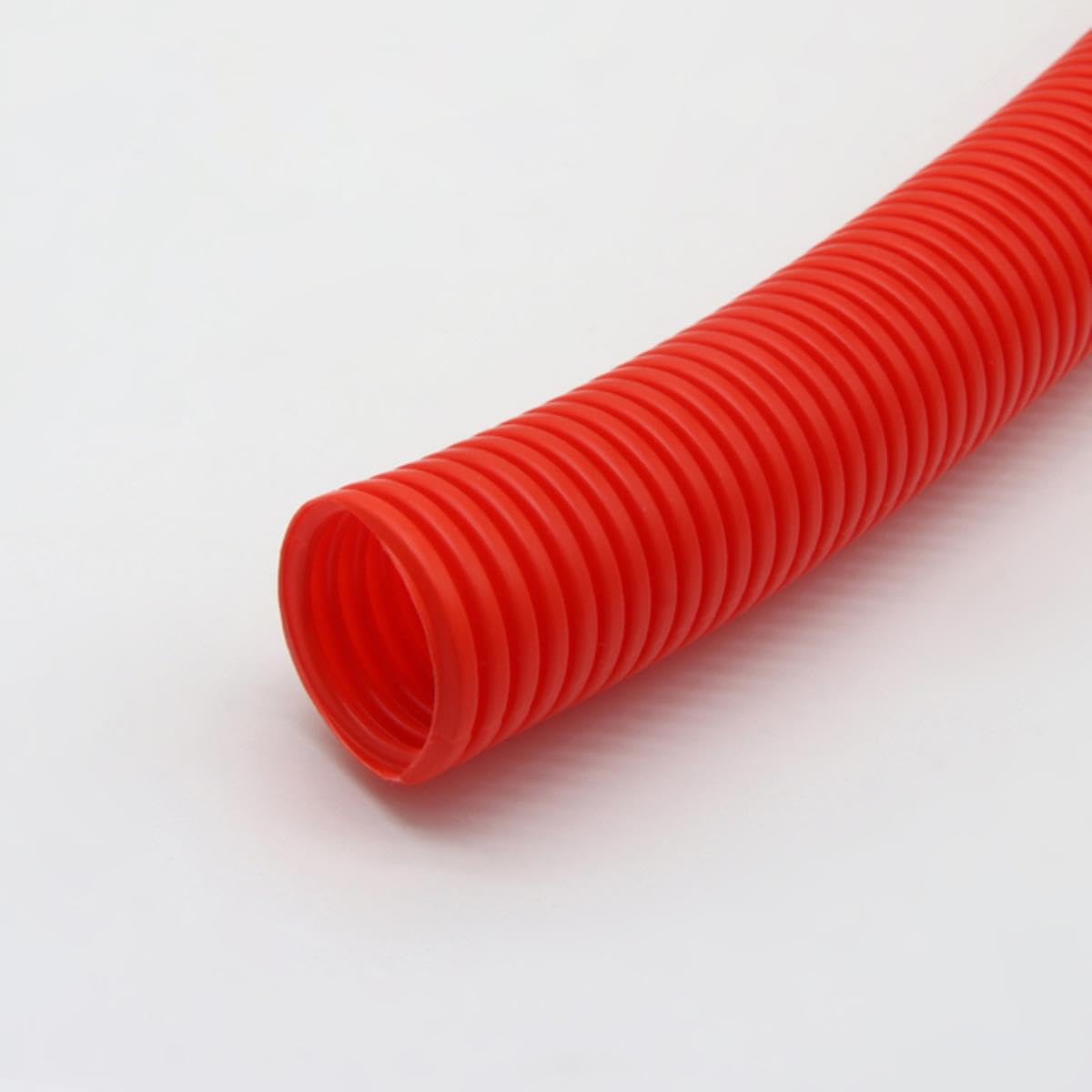 1/5/10M PP Tubo Corrugado Aislado Manguera de Alambre Manguera roscada Tubo Corrugado de plástico Manguito Protector 7,5 mm-34,5 mm-Cierre Rojo, AD 34,5 x ID 29 mm, 10 Metros