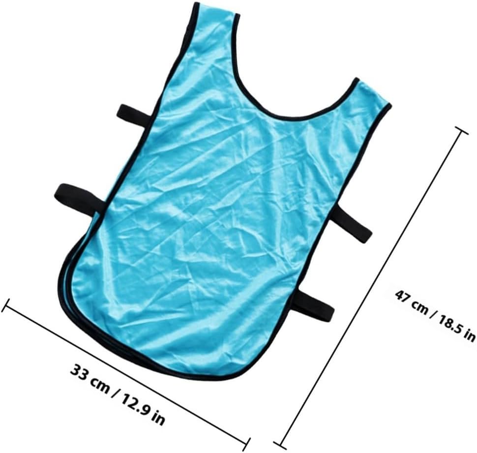 12pcs Training Vest for Football and Basketball, Mesh Polyester