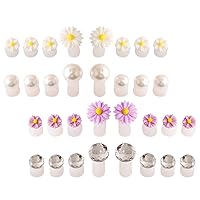 Vista 12 de Beaupretty Separadores de dedos de silicona con flores para pedicura, 24 unidades, reutilizables, separadores de dedos de gel, cómodos divisores