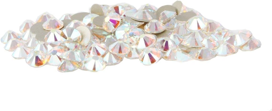 Crystal-Wholesale144 pcs Crystal AB (001 AB) Swarovski NEW 2088 Xirius 20ss Flat backs Rhinestones 5mm ss20