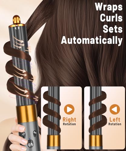 Image of 1.6IN Long Hair Barrels Attachment Compatible with Dyson Airwrap HS01 HS05 HS08 Accessories, Automatic Curling Iron Curlers for Lazy Loose Inward Curls Voluminous Outward Waves