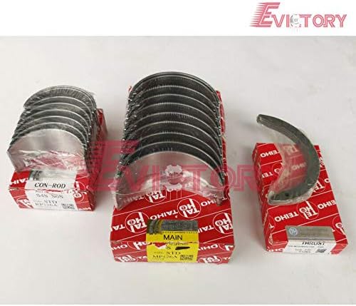 For Mitsubishi S4S water pump oil pump conrod piston ring liner gasket bearing