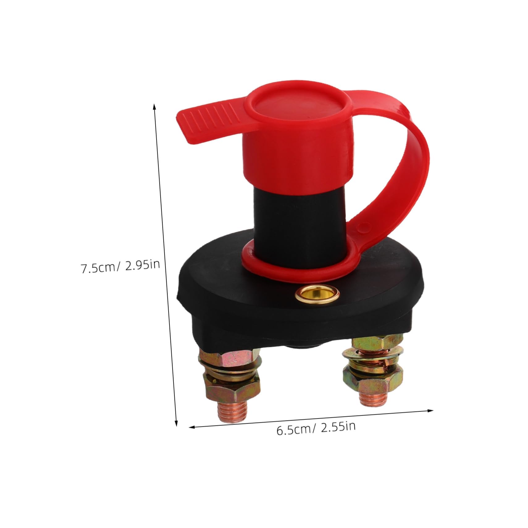 Gatuida Battery Disconnect Switch for Rv Boat Car Universal Waterproof Main Supply Cut off Switch Marine Accessory