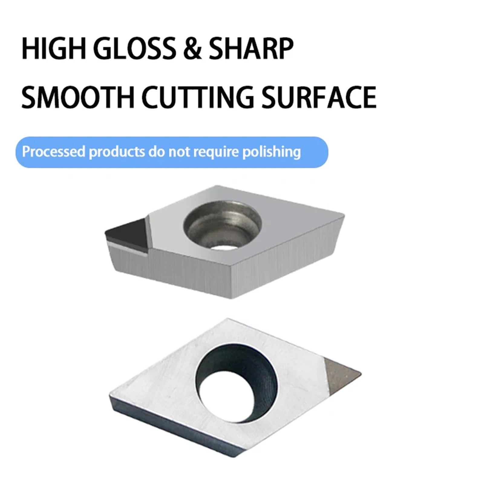 Utensili Diamantati CNC PCD CBN DCGT11T301 DCGT11T302 DCGT11T304 DCGT11T308 DCGT070201 DCGT070204 DCGT070208 Inserto(2pcs DCGT11T304-PCD)