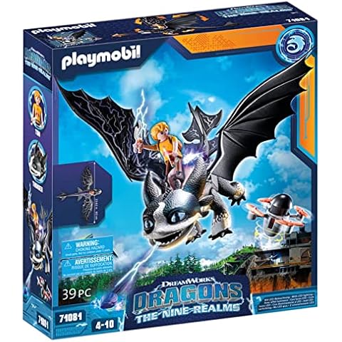 PLAYMOBIL DreamWorks Dragons Thunder & Tom Figure Cover