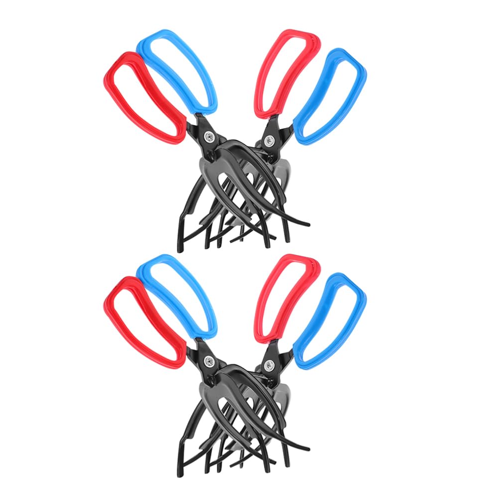 GANAZONO 4pezzi Pinza Per Pescatori Con Impugnatura Ergonomica Strumento Multi-funzionale Per Cattura Pesci Clip Antiscivolo Plastica Per Controllo Sicuro Dei Pesci