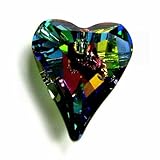1 pc Swarovski Crystal 6240 Wild Heart Vitrail Medium Charm Pendant Bead 27mm /...