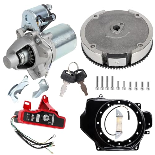 Automost 212 Electric Starter Motor Kit for Predator 212cc 196cc for Honda GX200 GX160 GX120 6.5HP 5.5HP Engines Coleman ct200u bt200x Non Hemi Small Engine Mini Bike Go Kart Starter