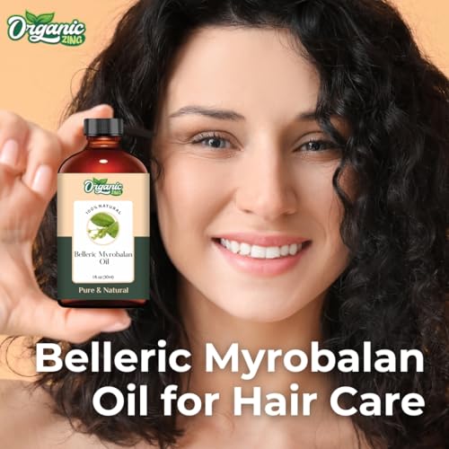 Image of Organic Zing Belleric Myrobalan (Terminalia bellirica) Oil | Pure & Natural Essential Oil for Skincare & Hair care - 30ml /1.01fl oz