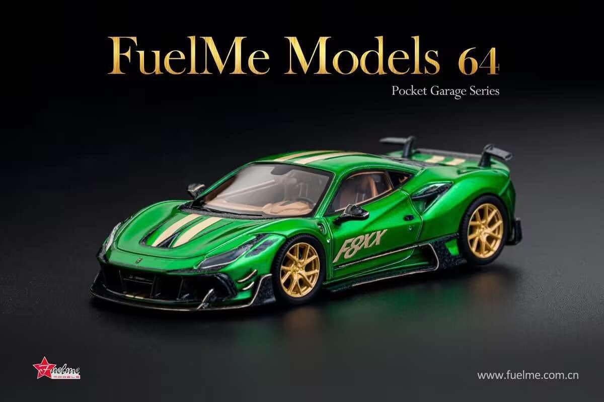 Amazon | 1/64 Fuelme Mansory マンソリー フェラーリ F8XX ania Green
