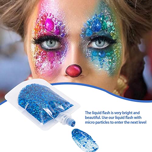 Maquiagem Glitter Gel, Lantejoulas de Gel Glitter Facial Escama de Peixe, Glitter Body Lantejoulas G