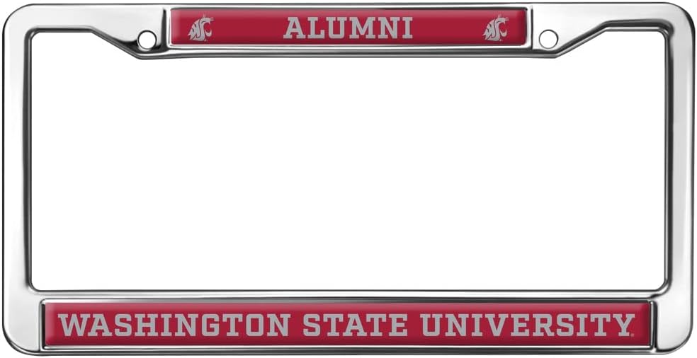Washington State University Alumni Full Size Standard License Plate Metal Frame