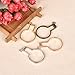 LANBEIDE Bezel Charms Pendants Frame Open Back Bezel Hollow Mold Pressed Flower for Jewelry Resin Earring Necklace Bracelet 20 PCS, Round Bottle