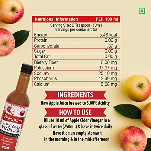 Image of Apple Cider Vinegar with Mother Pack of 2 Vinegar 1ltr