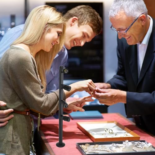 Luz para exhibición de joyas en vitrinas con diseño de pie 6