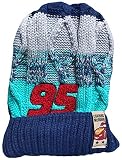 Coole-Fun-T-Shirts Cars Mütze Kinder Original Lightning McQueen Häkelmütze Wintermütze Jungen rot Gr. 52 und 54 cm (52)
