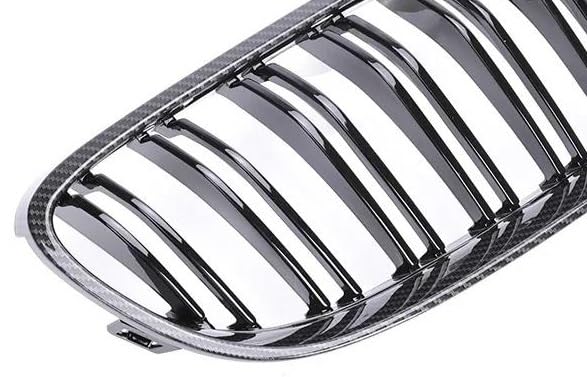 Rejilla de parachoques delantera E92 E93 LCI 2010-2013 efecto carbono 2