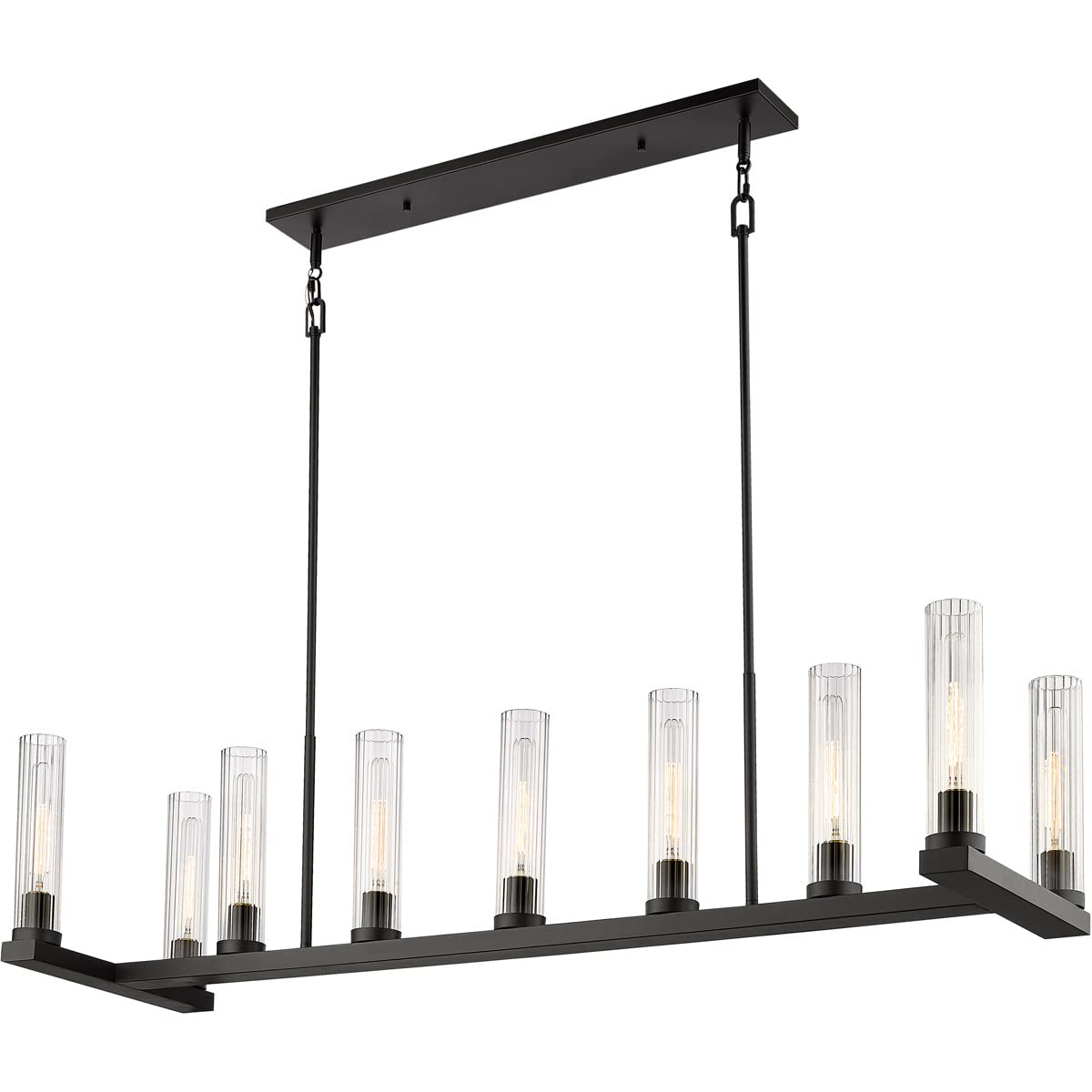 Z-Lite 3031-9L-BRZ Beau Chandelier, 9-Light 540 Total Watts, Bronze *incomplete*