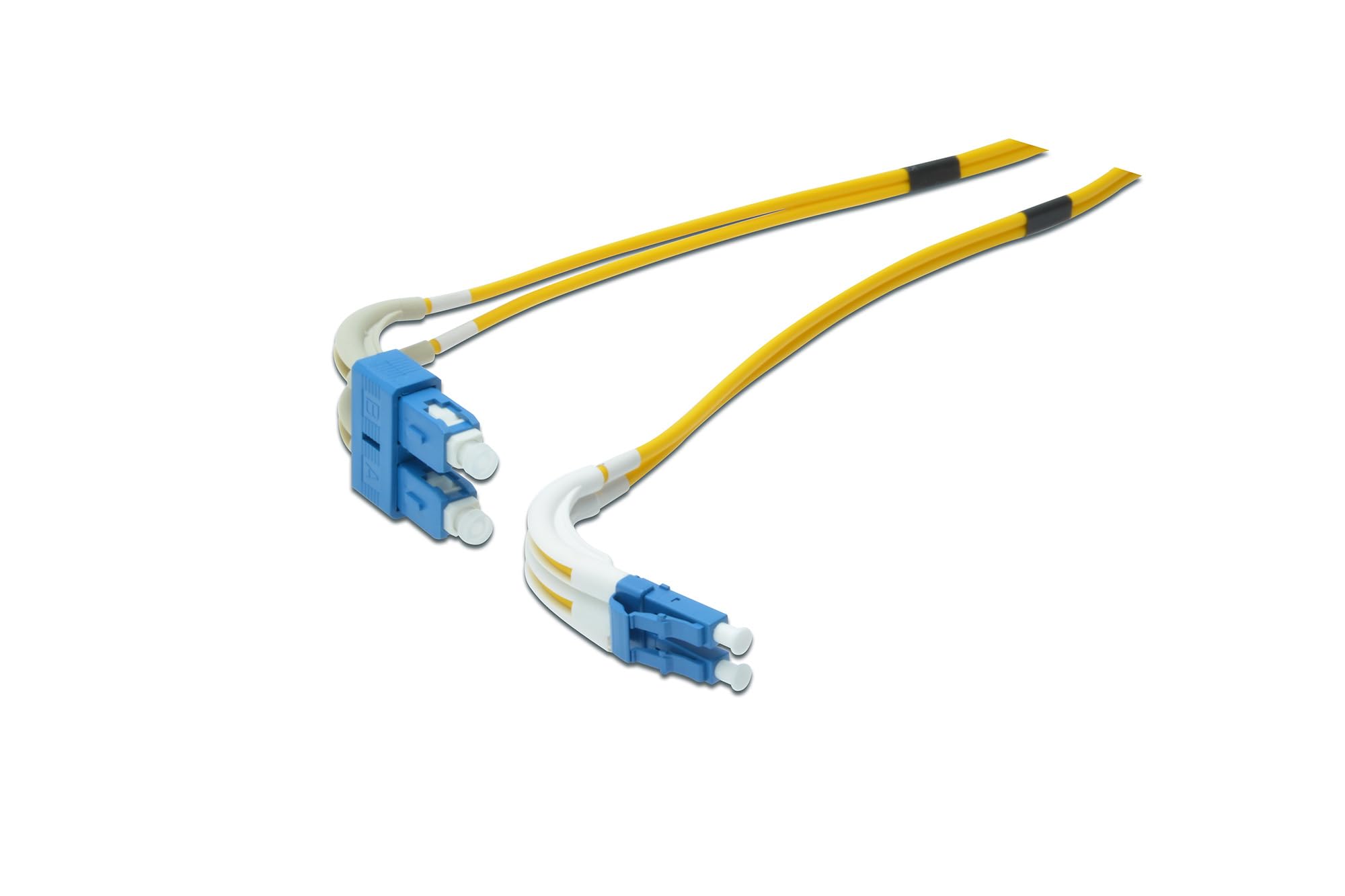 DIGITUS DK-2932-01 – Cavo In Fibra Ottica OS2 – 1 m – da LC a SC – Duplex – 1/10 Gbit/s – Cavo LAN In Fibra Ottica Monomodale SM – Tipo Di Fibra: 9/125 µ – Giallo (Yellow)