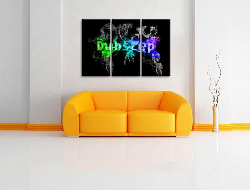 Pixxprint Colorful Music Electro Dubstep Stampa su Tela 3 Parti Artistica murale