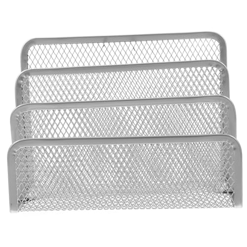 ARTIBETTER Metal Desktop Book Stand Book Display Stand Metal Magazine Holder Desk Organizer