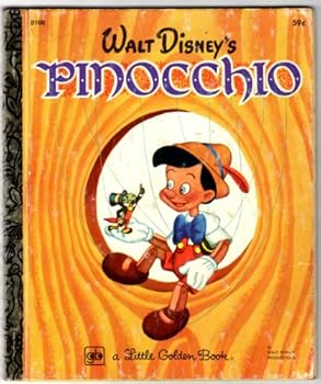 Hardcover Walt Disney's Pinocchio (1977) a Little Golden Book