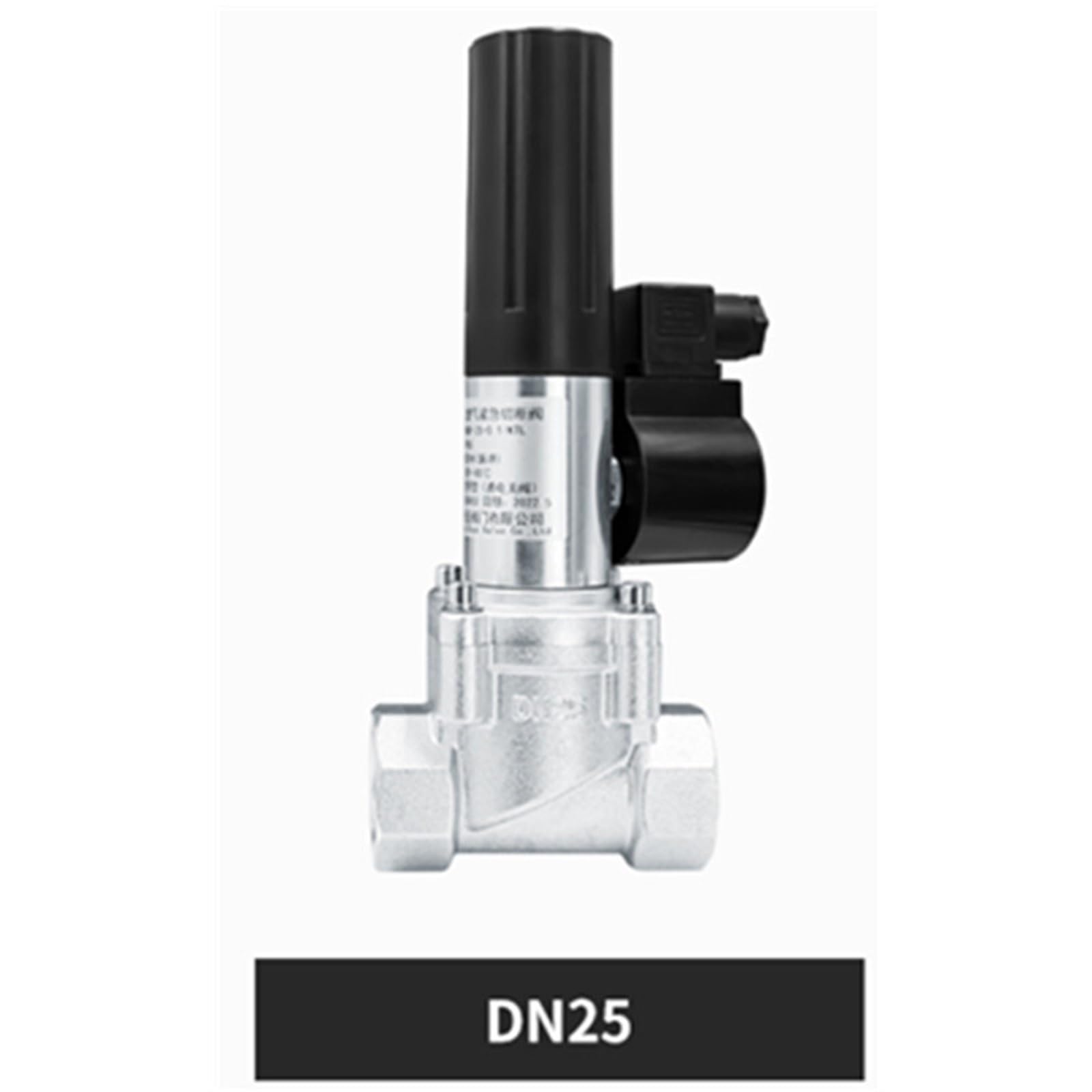 DN25 DN32 DN40 DN50 gwint 0,1 MPa gazowy awaryjny odcinający zawór elektromagnetyczny połączenie przemysłowe (DN25 gwint 0,1 MPa)