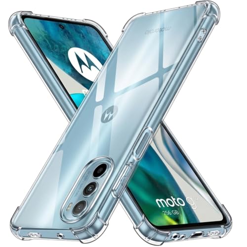 Image of Skyro Compatible with Moto G52 /G82 5G Back Case Cover | Flexible Silicon Bumper Case with Camera Protection