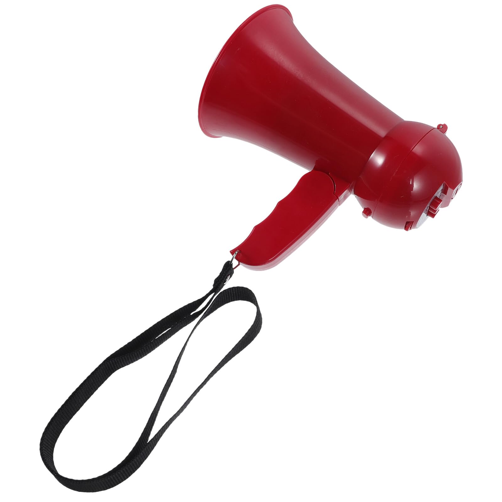 Altavoz Megáfono Portátil Rojo con Volumen Ajustable Megáfono Pequeño de Plástico para Animadoras y Fiestas Deportivas Altavoz de Mano Ligero para Eventos y Juegos