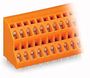 Wago 736-403 Orange Randklemme 112er Pack