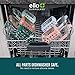 Ello Duraglass 3.4 Cup Meal Prep Sets 10Pc, 5 Pack Set- Glass Food Storage Container with Silicone Sleeve and Airtight BPA-Free Plastic Lids, Dishwasher, Microwave, and Freezer Safe, Melon