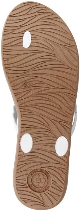 Oka-B Women's Bristol Flip Flop Sandals (7 B(M) US, Licorice/Signature Blue)